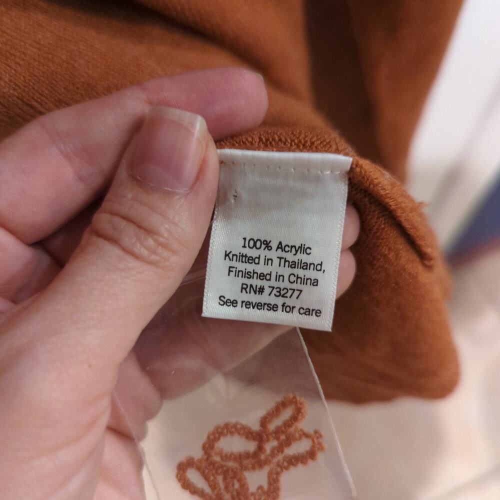 Croft & Barrow Extra Soft Sweater, Rust, Nwot, Xxl - image 4